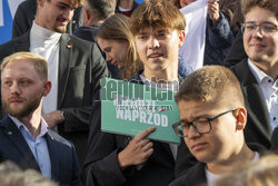 Wiec Rafała Trzaskowskiego we Wrocławiu