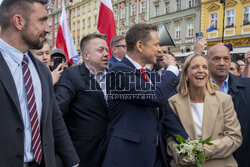Wiec Rafała Trzaskowskiego we Wrocławiu