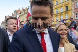 Wiec Rafała Trzaskowskiego we Wrocławiu