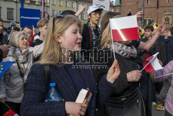 Wiec Rafała Trzaskowskiego we Wrocławiu