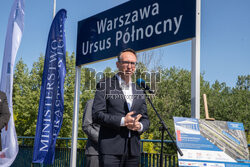 Dariusz Klimczak o przebudowie przystanku Warszawa Ursus Północny