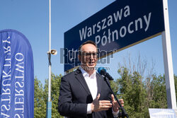 Dariusz Klimczak o przebudowie przystanku Warszawa Ursus Północny