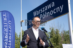Dariusz Klimczak o przebudowie przystanku Warszawa Ursus Północny