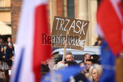 Rafał Trzaskowski w Krakowie