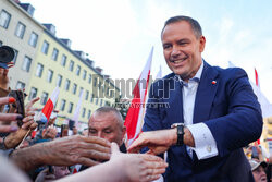 Karol Nawrocki w Zabrzu