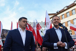 Karol Nawrocki w Zabrzu