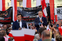 Karol Nawrocki w Zabrzu