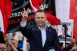 Karol Nawrocki w Zabrzu