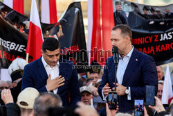 Karol Nawrocki w Zabrzu