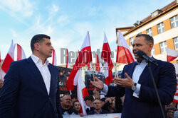 Karol Nawrocki w Zabrzu
