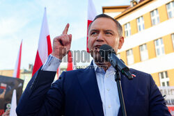 Karol Nawrocki w Zabrzu
