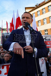 Karol Nawrocki w Zabrzu