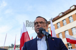 Karol Nawrocki w Zabrzu