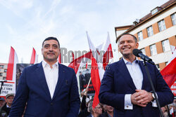Karol Nawrocki w Zabrzu
