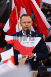 Karol Nawrocki w Zabrzu