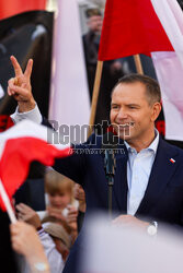 Karol Nawrocki w Zabrzu