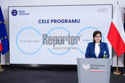 Konferencja prasowa minister zdrowia