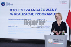 Konferencja prasowa minister zdrowia