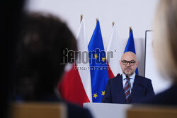 Konferencja prasowa minister zdrowia