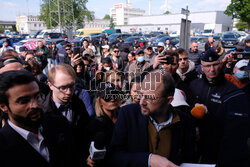  Wejście komornika na teren centrum handlowego Modlińska 6D