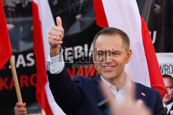 Karol Nawrocki w Zabrzu