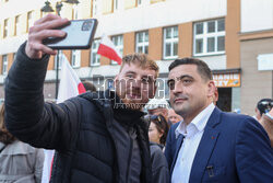 Karol Nawrocki w Zabrzu