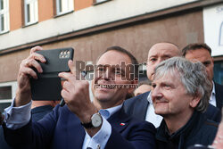 Karol Nawrocki w Zabrzu