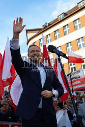 Karol Nawrocki w Zabrzu