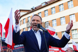 Karol Nawrocki w Zabrzu