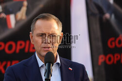 Karol Nawrocki w Zabrzu