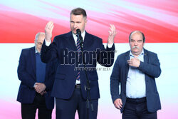 Konferencja członków Ruchu Kontroli Wyborów