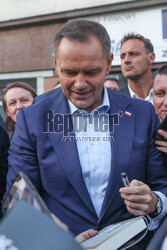 Karol Nawrocki w Zabrzu