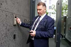 Konferencja posłów PiS przed NASK