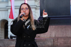 Przedwyborczy wiec kandydata Partii Razem na prezydenta Adriana Zandberga