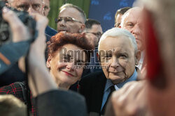 Jarosław Kaczyński w Wierzchosławicach