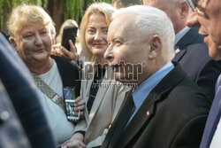 Jarosław Kaczyński w Wierzchosławicach