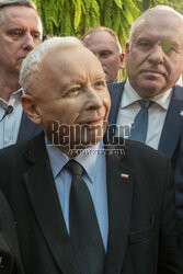Jarosław Kaczyński w Wierzchosławicach