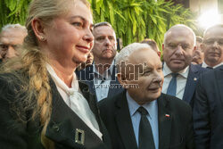 Jarosław Kaczyński w Wierzchosławicach