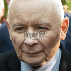 Jarosław Kaczyński w Wierzchosławicach