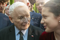 Jarosław Kaczyński w Wierzchosławicach