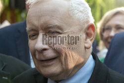 Jarosław Kaczyński w Wierzchosławicach