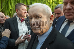 Jarosław Kaczyński w Wierzchosławicach