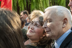 Jarosław Kaczyński w Wierzchosławicach