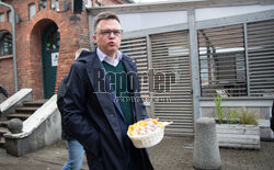 Szymon Hołownia w Falenicy