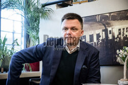 Szymon Hołownia w Falenicy