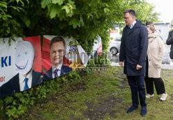 Szymon Hołownia w Falenicy