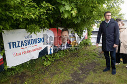 Szymon Hołownia w Falenicy