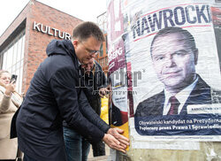 Szymon Hołownia w Falenicy