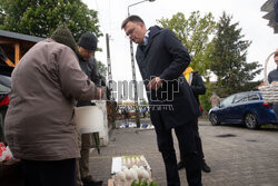 Szymon Hołownia w Falenicy
