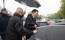 Szymon Hołownia w Falenicy